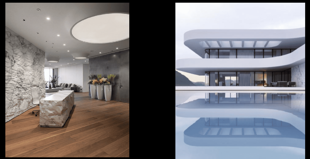 KX3062 LED downlight installed in modern commercial interior and architectural lighting application