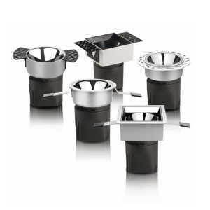 Home KX3062 series modular LED downlight with round and square trim options for commercial lighting applications