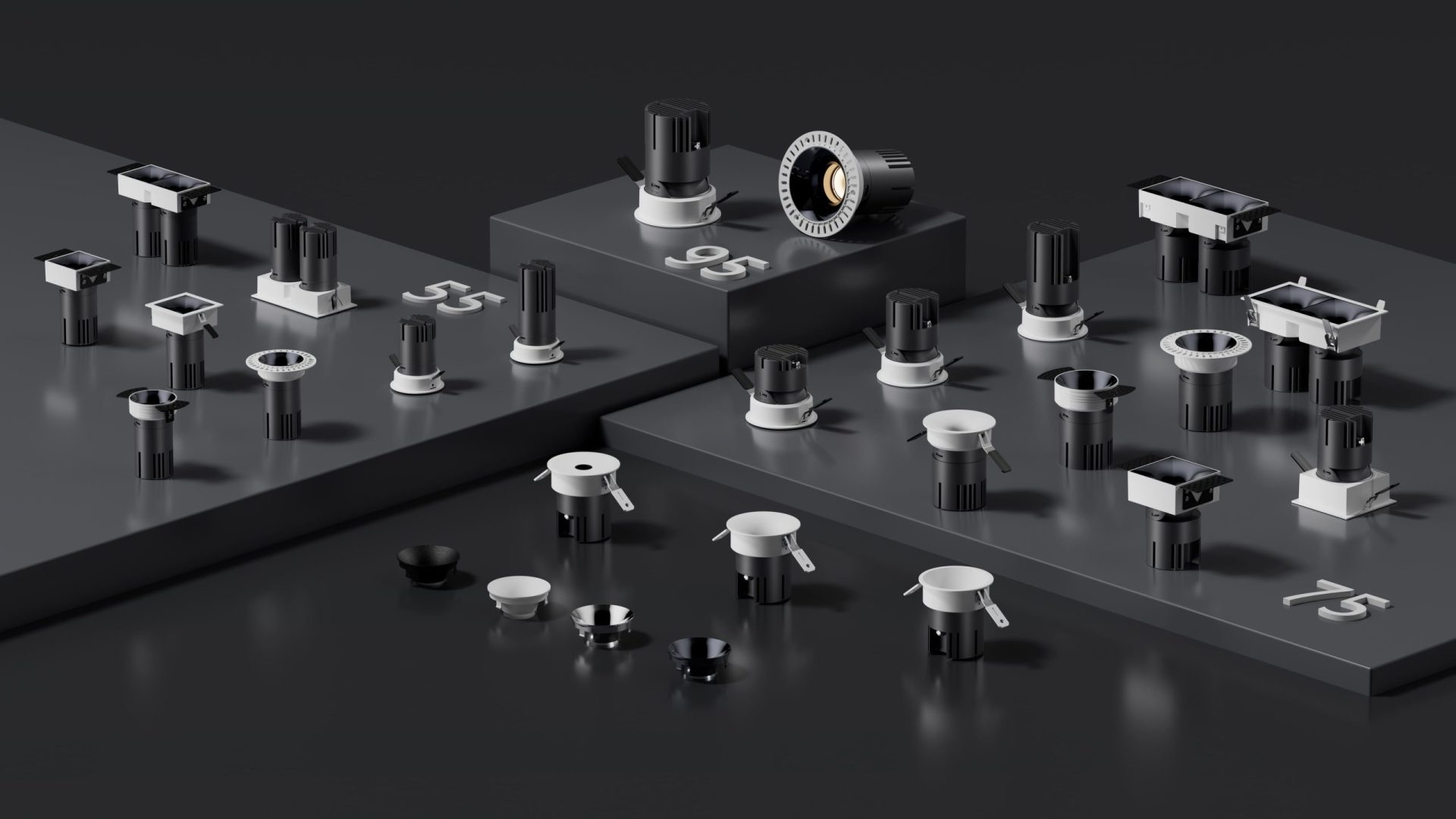 KX3168 Adjustable LED Downlight Series – Featured Product Featured KX3168 adjustable LED downlight series with multiple sizes and design options for architectural lighting