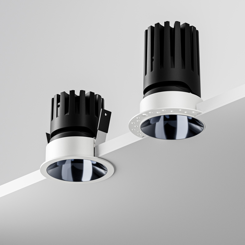 KX3131 LED Spotlight – Round Anti-Glare Recessed Double Head KX3131 LED spotlight with round recessed anti-glare design, double-head configuration for architectural lighting