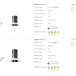 KX3168 round recessed spotlight specifications including cutout size power and beam angle options for architectural lighting
