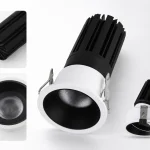 KX3106 high lumen mini spotlight with deep anti-glare optical design and compact fixture body