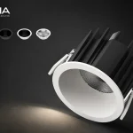 AC9161 fog proof downlight supplier China series with high lumen anti-glare IP65 recessed round design