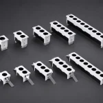 AC9178 spring clip linear spotlight series with 1-hole 2-hole 3-hole 5-hole and 10-hole recessed options