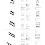 AC9178 spring clip linear spotlight specifications for 1-hole 2-hole 3-hole 5-hole and 10-hole recessed models