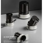 AC9292 IP54 ceiling spotlight modular system with waterproof modules trim styles and anti glare cup options
