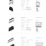 AC9348 adjustable grille spotlight high body specifications for 2-head 4-head and 8-head recessed models