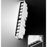 AC9349 optical grille spotlight high-efficiency optical model with recessed linear design