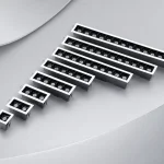 IS3300 square linear spotlight series with multiple recessed anti-glare configurations