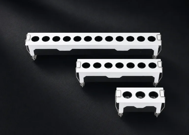 IS3302 embedded grid spotlights linear spotlight series with 3-hole 6-hole and 12-hole options