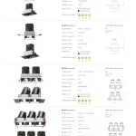 KX3062 square adjustable ceiling spotlight multi head modular design with dimensions and beam angle options