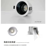 KX3085 bright moon downlight with 15 degree 24 degree 36 degree and 60 degree beam angle options
