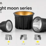KX3085 bright moon downlight supplier China series with 90 degree 15-60 degree and soft light optical options