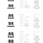 KX3168 multi head recessed spotlight multiple sizes specifications with double head design cutout dimensions and beam angle options for commercial lighting