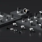 KX3168 recessed spotlight series collection with adjustable trimless round and square spotlights for architectural lighting