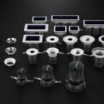 Yijia modular ceiling spotlight with interchangeable reflectors and low glare optical design